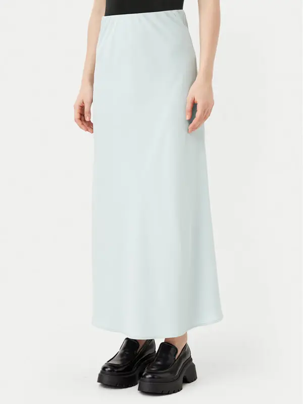Pieces Pieces Midi suknja Franan 17116541 Svijetloplava Regular Fit
