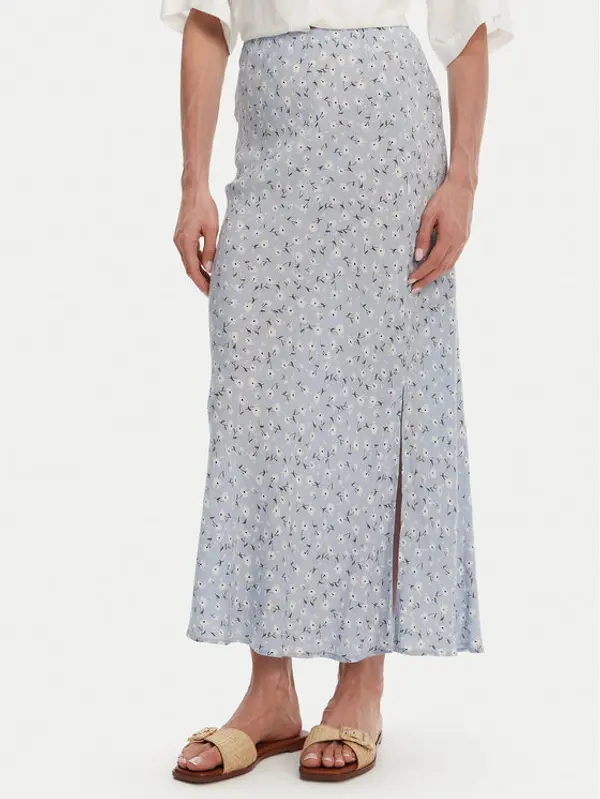 Pieces Pieces Midi suknja Nya 17147811 Svijetloplava Regular Fit