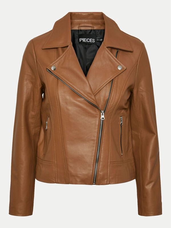 Pieces Pieces Prijelazna jakna Susse 17106570 Smeđa Regular Fit