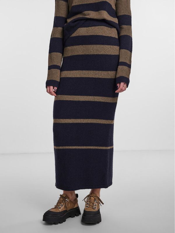 Pieces Pieces Suknja olovka 17143482 Tamnoplava Regular Fit