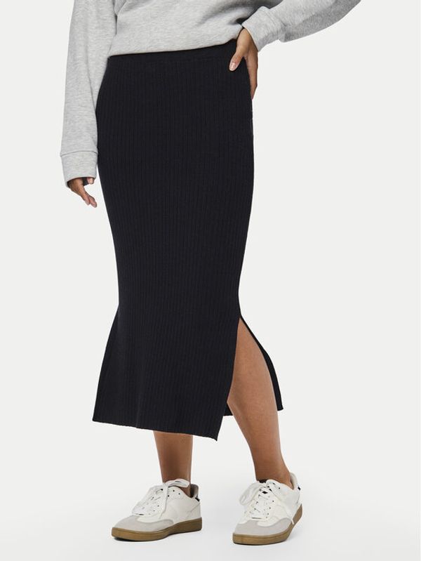 Pieces Pieces Suknja olovka Crista 17144497 Crna Regular Fit