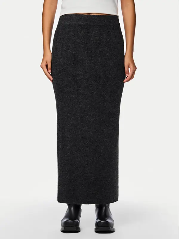 Pieces Pieces Suknja olovka Niko 17149631 Siva Regular Fit
