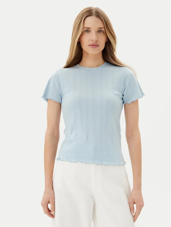 Pieces Pieces T-shirt Fia 17155480 Svijetloplava Regular Fit