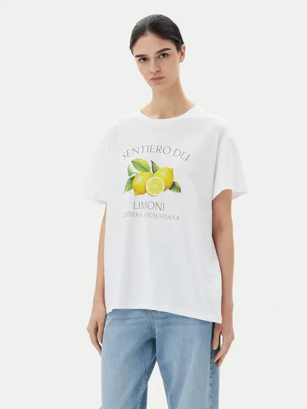 Pieces Pieces T-shirt Thea 17157114 Bijela Standard Fit