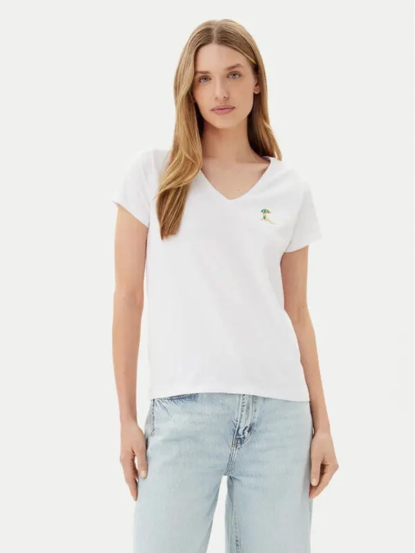 Pieces Pieces T-shirt Tilly 17157705 Bijela Regular Fit