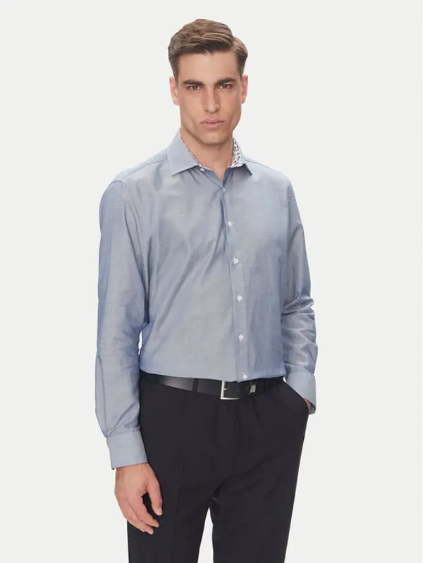 Pierre Cardin Pierre Cardin Košulja C6 11004.0403 Plava Modern Fit