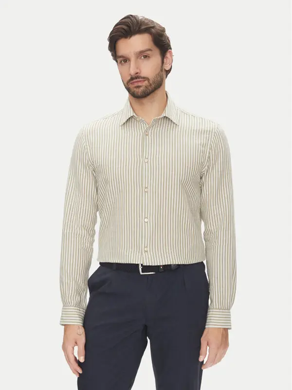 Pierre Cardin Pierre Cardin Košulja C6 41017.0482 Bež Modern Fit