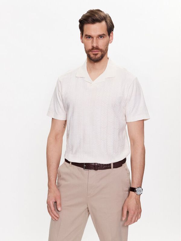 Pierre Cardin Pierre Cardin Polo 20774/000/2057 Écru Modern Fit