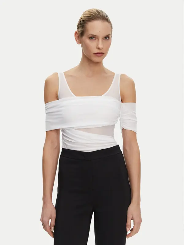 pinko PINKO Bodi Bella 104832 A2H1 Bijela Regular Fit