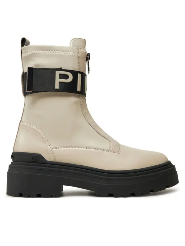 pinko PINKO Čizme Mia 13 SD0219 P061 Écru