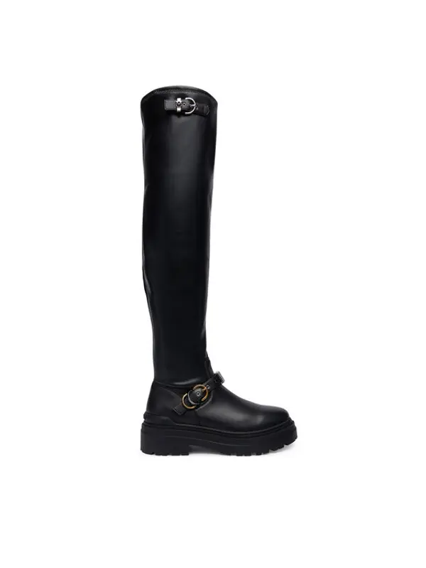 pinko PINKO Čizme preko koljena Mia 26 SD0445 E028 Crna