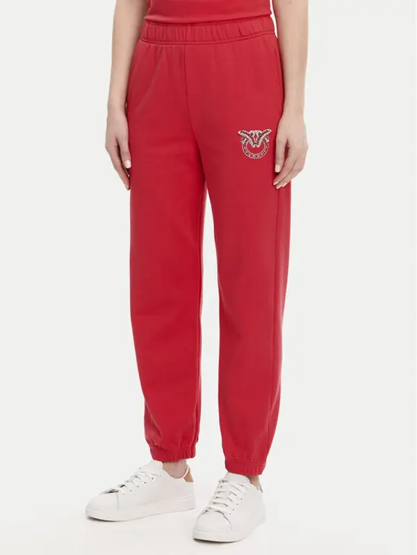 pinko PINKO Donji dio trenerke Plumcake 104790 A2G8 Crvena Regular Fit