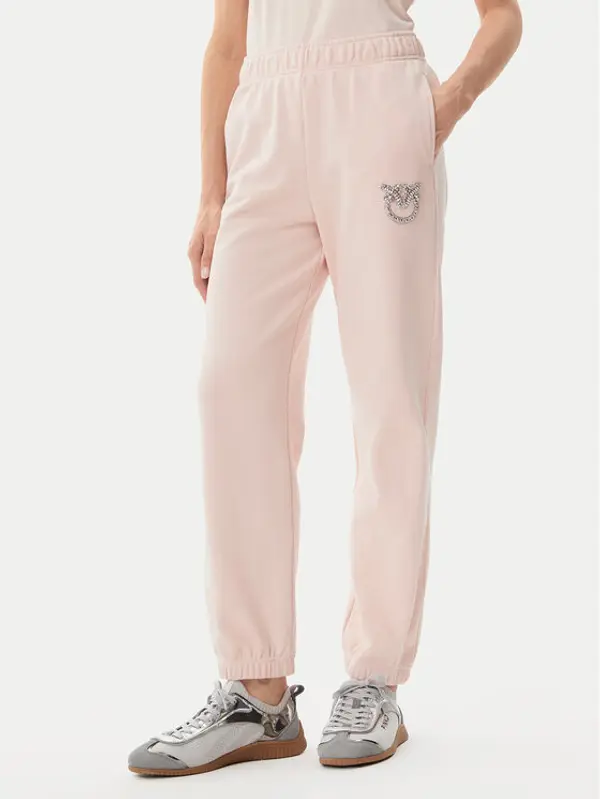 pinko PINKO Donji dio trenerke Plumcake 104790 A2G8 Ružičasta Regular Fit