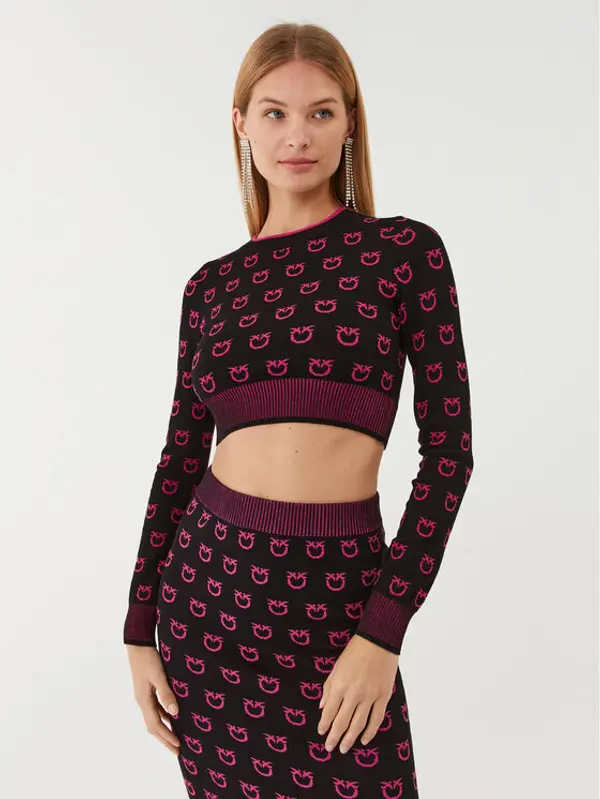 pinko Pinko Džemper 101561 A112 Crna Regular Fit