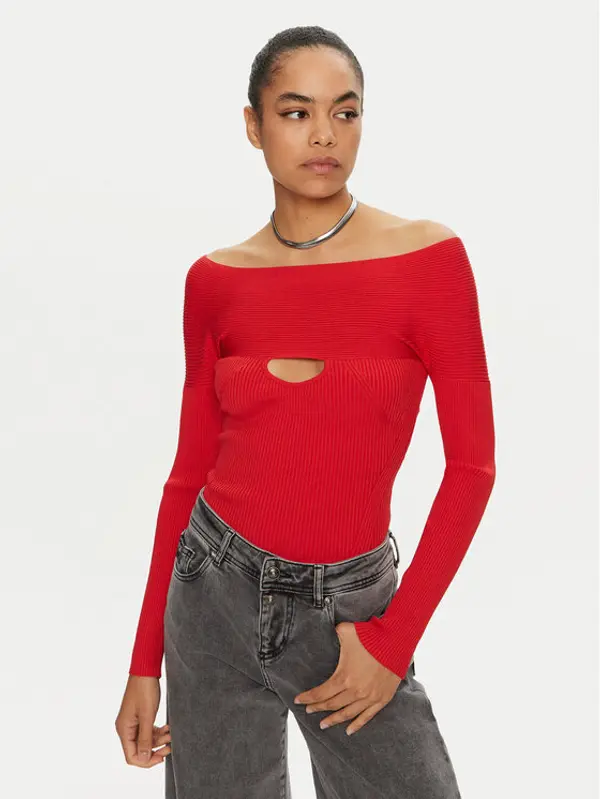 pinko PINKO Džemper Amaranto 102799 A170 Crvena Slim Fit