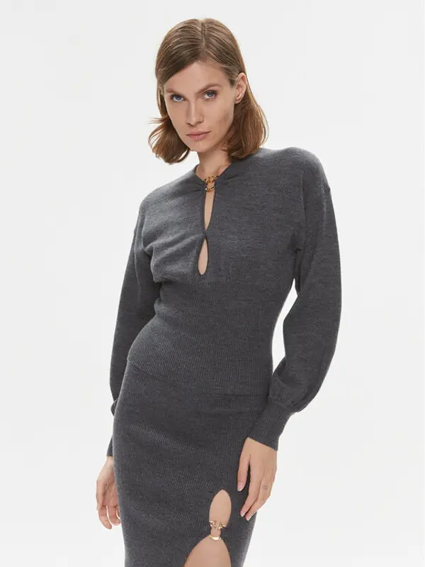 pinko Pinko Džemper Chioccia 101848 A15S Siva Regular Fit