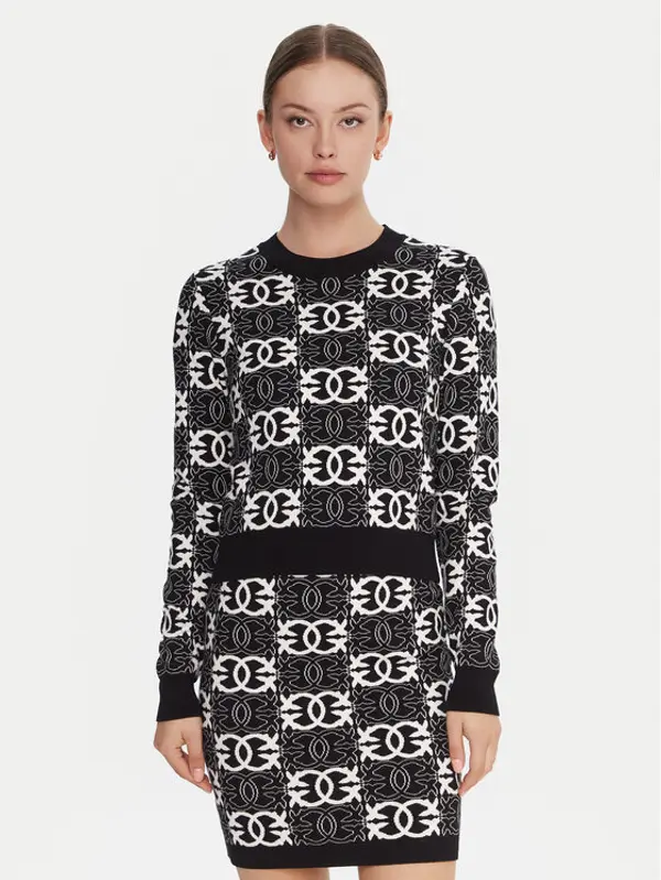pinko PINKO Džemper Gypsies 106041 A2YD Crna Regular Fit