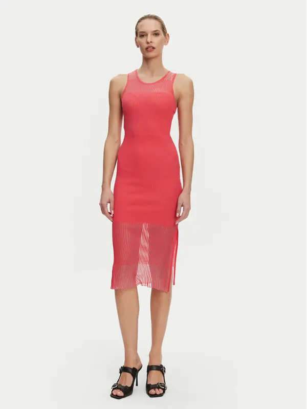 pinko PINKO Džemper haljina 104811 A2GJ N55 Narančasta Regular Fit