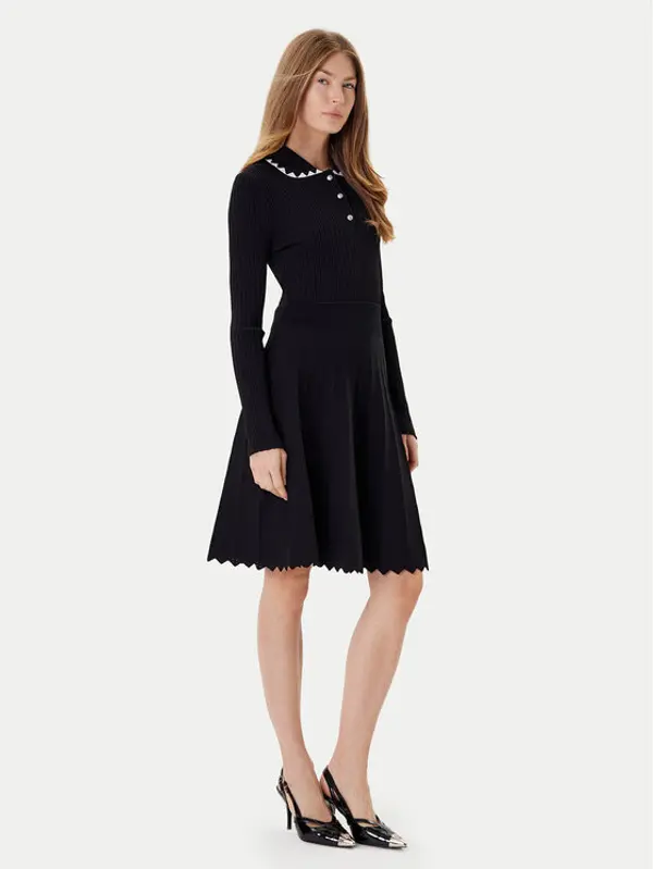 pinko PINKO Džemper haljina Nisida 105422 A2PT Crna Regular Fit