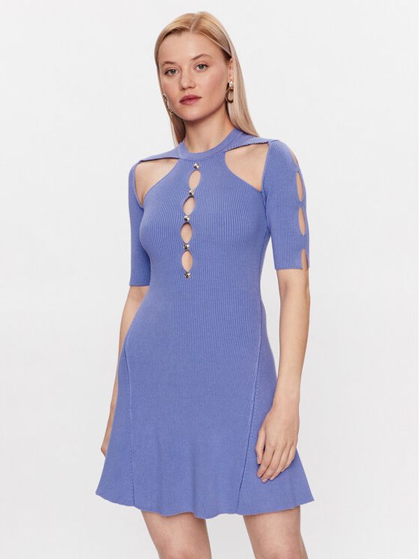 Pinko Pinko Džemper haljina Opale PE23 BLK01 101227 A0TU Ljubičasta Slim Fit