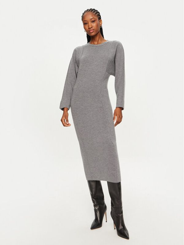 PINKO PINKO Džemper haljina Vitigno 103944 A221 Siva Regular Fit