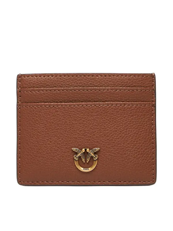 pinko PINKO Etui za kreditne kartice Card Holder Simply AI 25-26 PCPL 103762 A29Q Smeđa