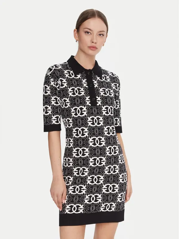 pinko PINKO Haljina Nothing 106039 A2YD Crna Regular Fit