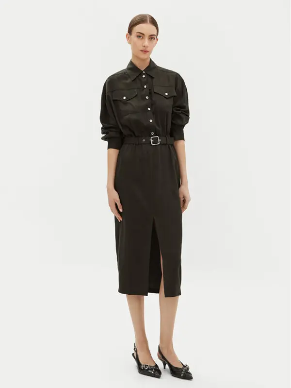 pinko PINKO Haljina za svaki dan Affettatrice 104147 Zelena Regular Fit
