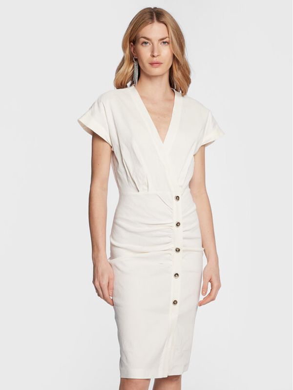 Pinko Pinko Haljina za svaki dan Agitato 100532 A0IM Bež Regular Fit