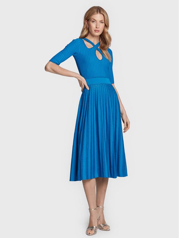 Pinko Pinko Haljina za svaki dan Bitter 100413 A0L0 Plava Slim Fit