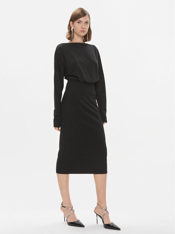 Pinko Pinko Haljina za svaki dan Bolt 102291 A1CT Crna Regular Fit