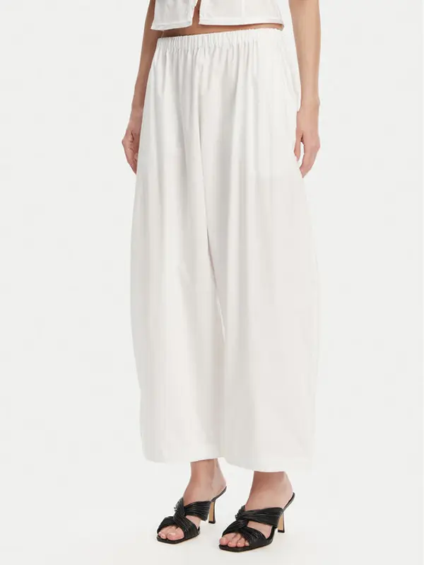 pinko PINKO Hlače 105210 A2LD Bijela Relaxed Fit
