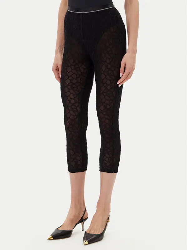 pinko PINKO Hlače 105226 A2M5 Crna Slim Fit