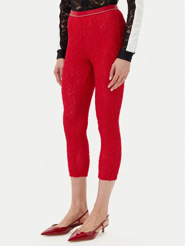 pinko PINKO Hlače 105226 A2M5 Crvena Slim Fit