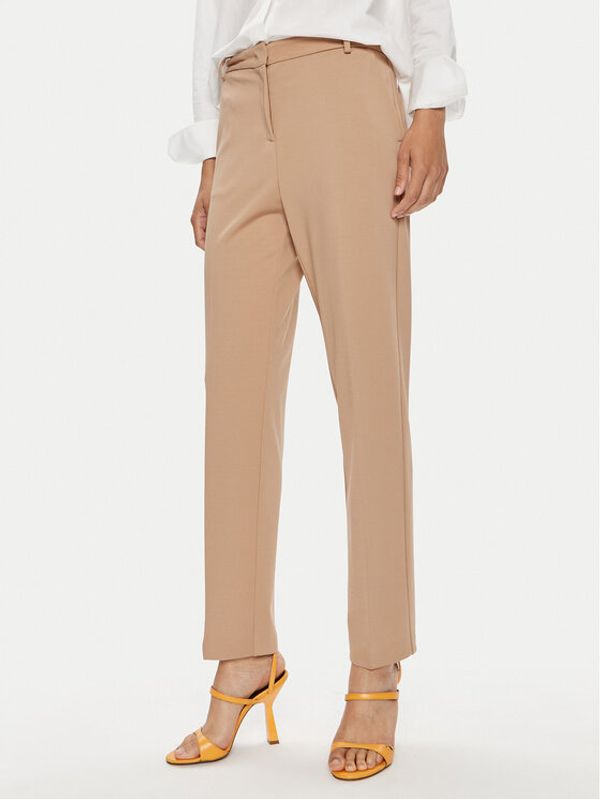 PINKO Pinko Hlače Bello 100155 A1L4 Smeđa Regular Fit