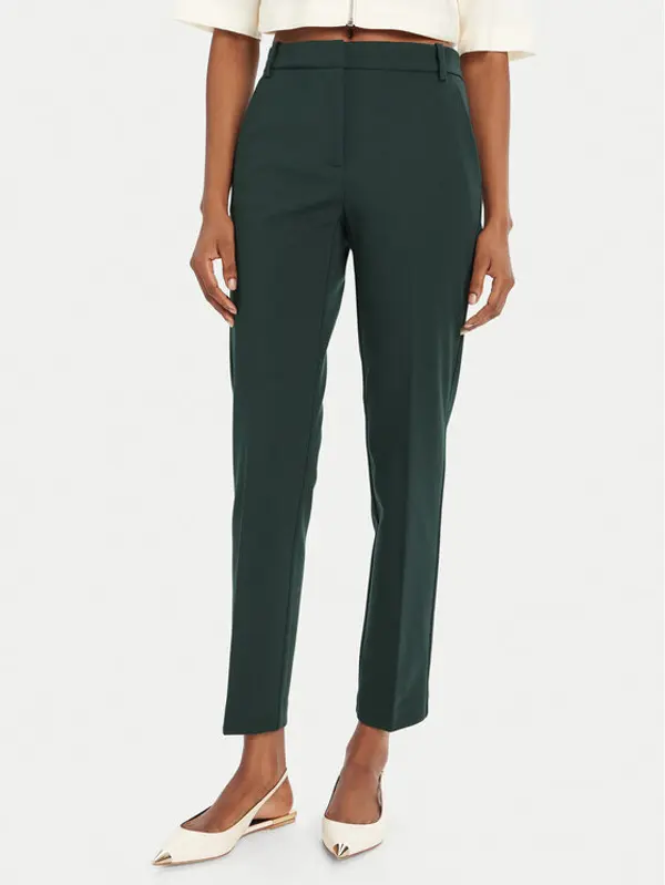 pinko PINKO Hlače Bello 100155 A24D Zelena Regular Fit