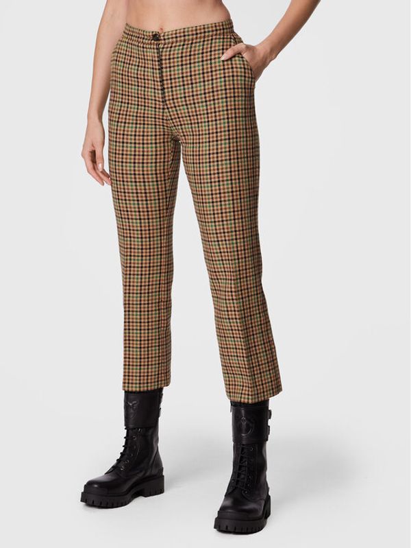 Pinko Pinko Hlače Gaio 1G1835 A07Q Bež Slim Fit