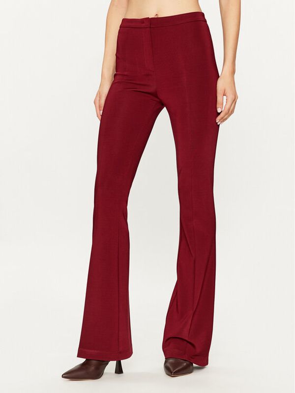 PINKO Pinko Hlače Hulka 100054 A04I Tamnocrvena Regular Fit