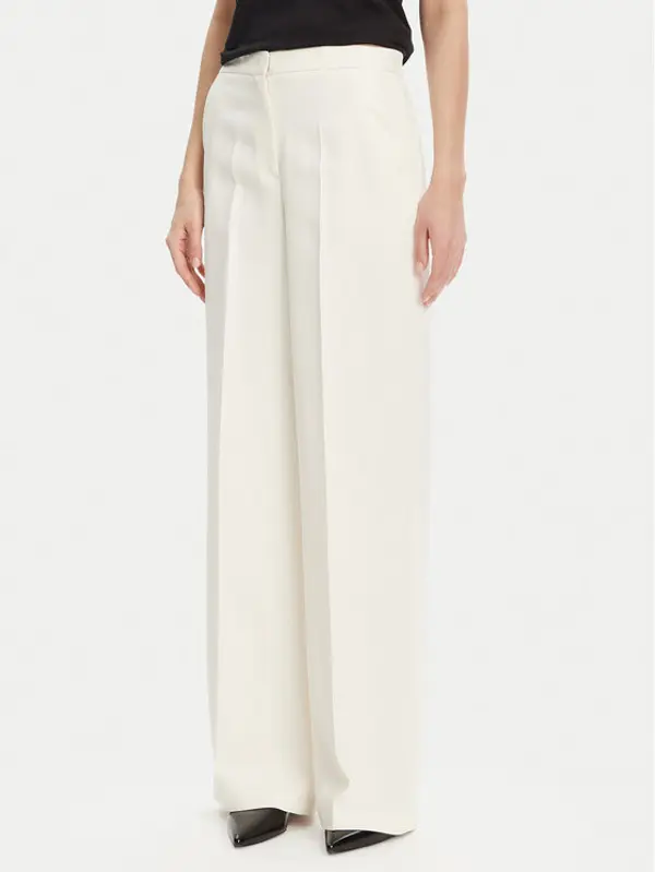 pinko PINKO Hlače Pergamino 100331 A20Q Bijela Regular Fit