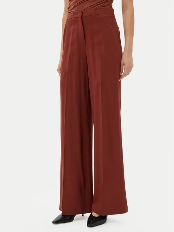 pinko PINKO Hlače Pergamino 100331 A213 Smeđa Regular Fit