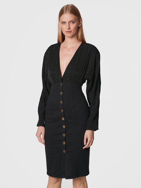 PINKO Pinko Jeans haljina Ruggito 1J1123 A0CN Crna Slim Fit