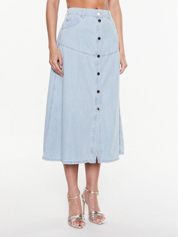 Pinko Pinko Jeans suknja Kitesurf 100828 A0MM Plava Regular Fit