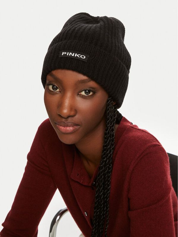 Pinko Pinko Kapa Lambkin Cuffia AI 24-25 BLK01 104489 A1CH Crna