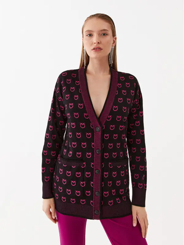 pinko Pinko Kardigan 101562 A112 Crna Regular Fit