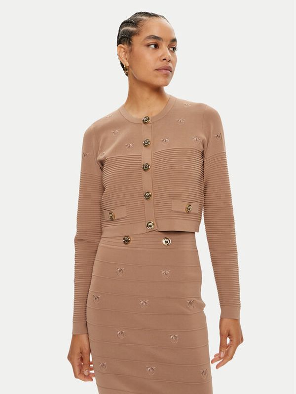 PINKO Pinko Kardigan Ciliegio 102881 A1LK Bež Regular Fit