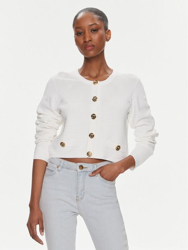 PINKO Pinko Kardigan Ciliegio 102881 A1LK Bijela Regular Fit