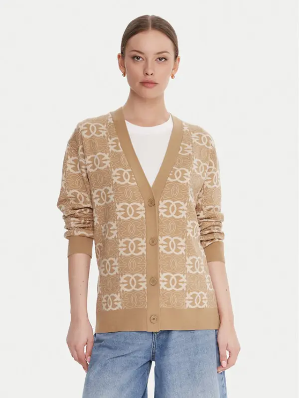 pinko PINKO Kardigan Half Breed 106042 A2YD Bež Regular Fit