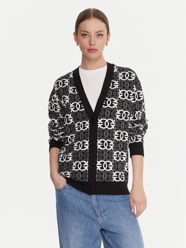 pinko PINKO Kardigan Half Breed 106042 A2YD Crna Regular Fit