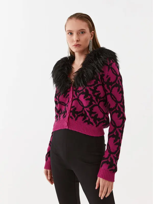 pinko Pinko Kardigan Pony 101576 A11F Šarena Relaxed Fit