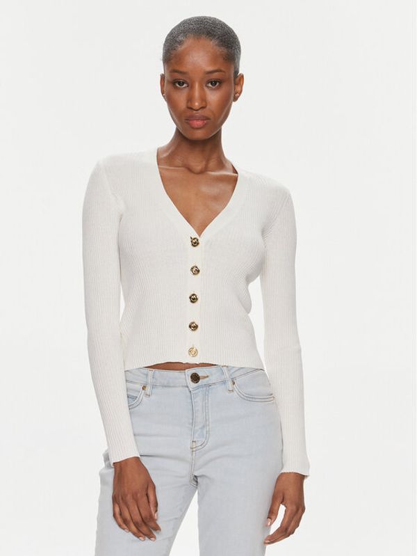PINKO Pinko Kardigan Tilacino 102018 A1KW Écru Slim Fit